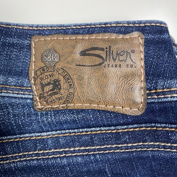 Silver Women Jeans Suki 17 Bootcut Dark Wash Blue Size 28x32 - Picture 4 of 15
